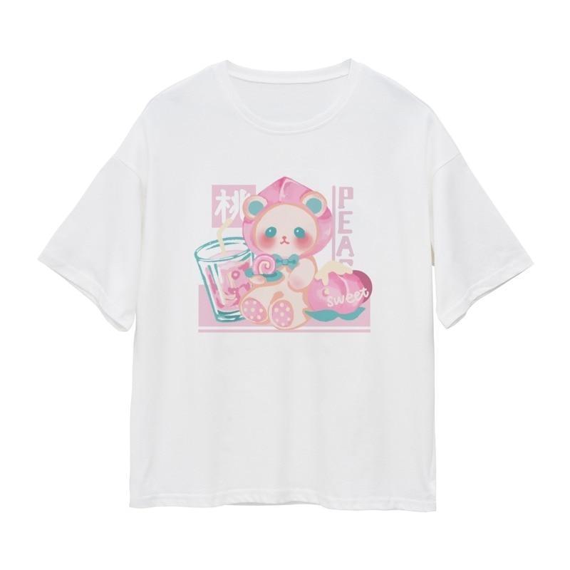 Peachy Baby Bear Tee