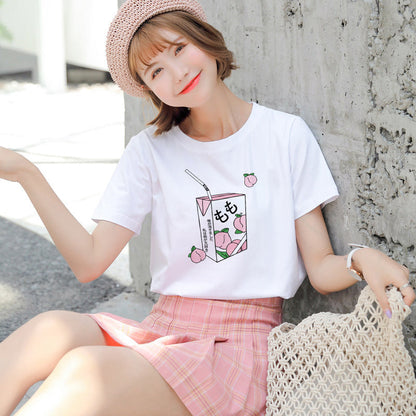 Peachy Milk Box Tee