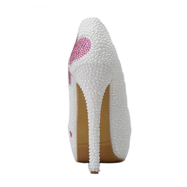 Pearlized Sweetheart Pumps