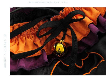 Peekaboo Bat Halloween Lingerie Set