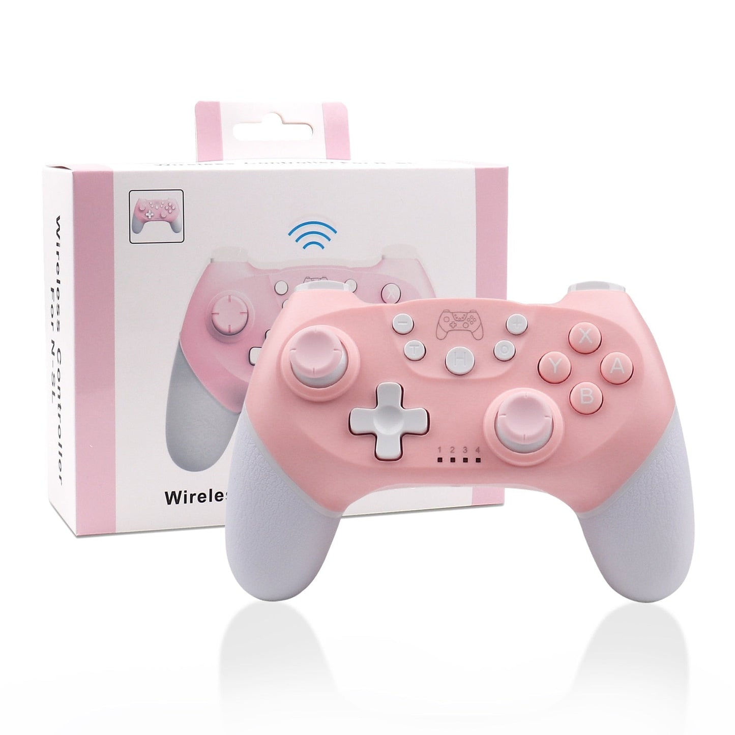 Pink Bluetooth Game Controller For PC/Switch