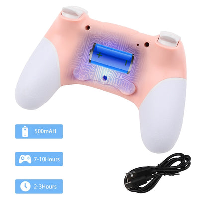 Pink Bluetooth Game Controller For PC/Switch