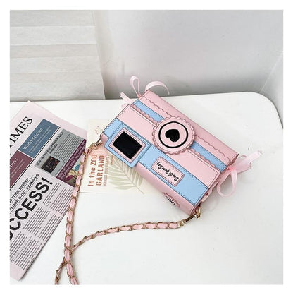 Pink Camera Shoulder Bag