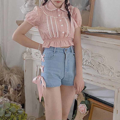 Pink Corset Shorts