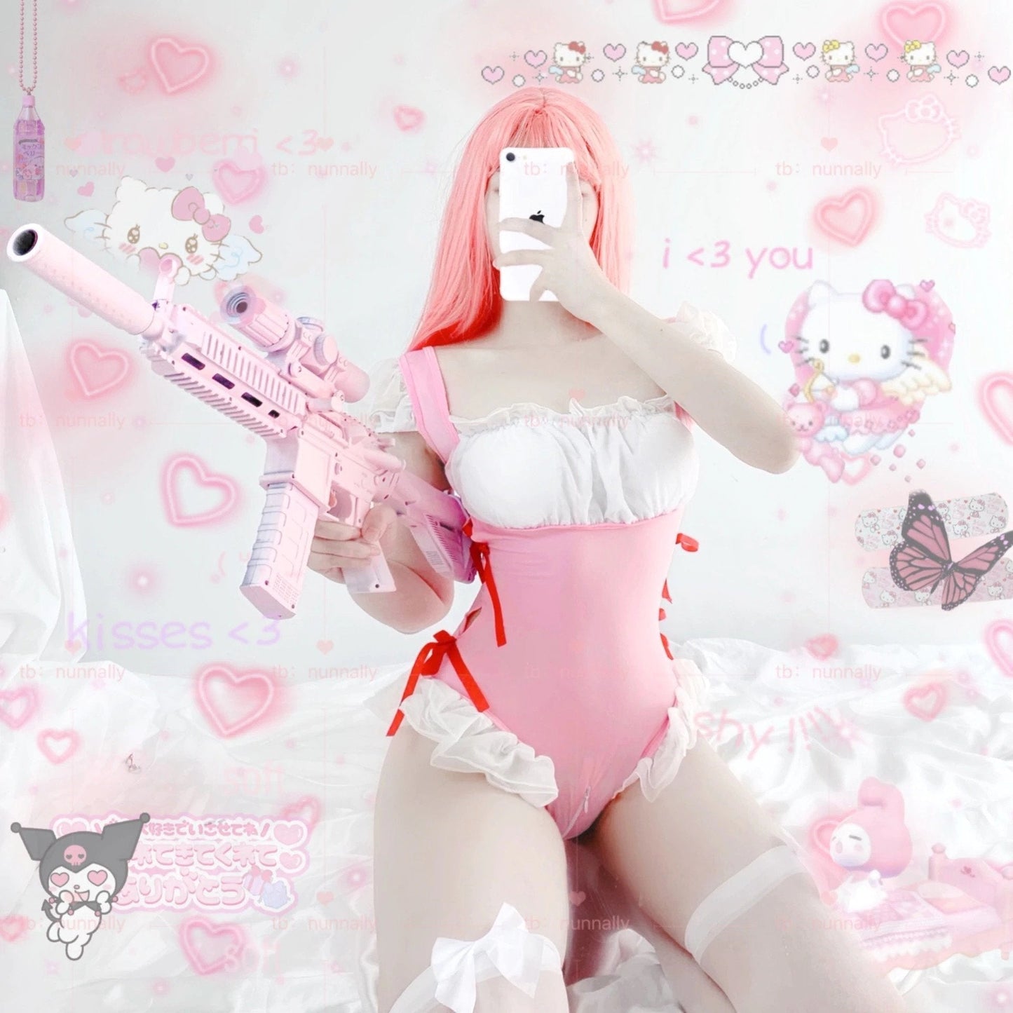 Pink Maid Onesie