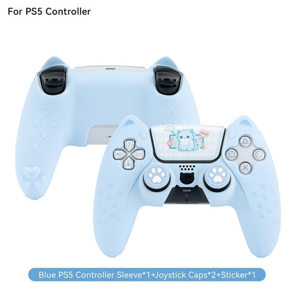 Pink Neko PS5 & Switch Controller Covers