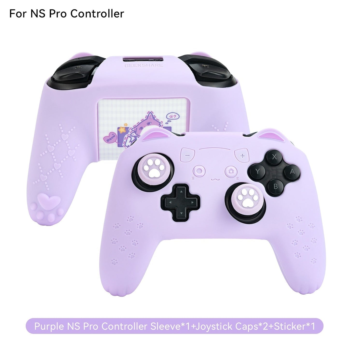 Pink Neko PS5 & Switch Controller Covers