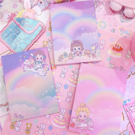 Pastel Rainbow Baby Stationery Pad