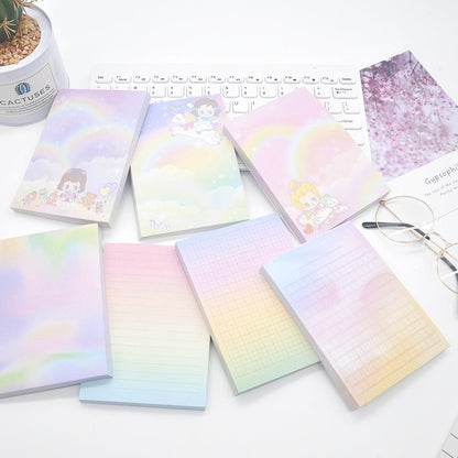 Pastel Rainbow Baby Stationery Pad