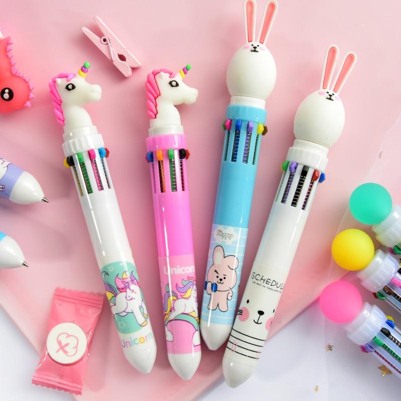 Multicolored Kawaii Pens