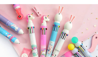 Multicolored Kawaii Pens