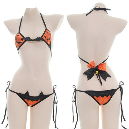 Jack-o-lantern Lingerie Set