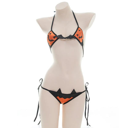 Jack-o-lantern Lingerie Set