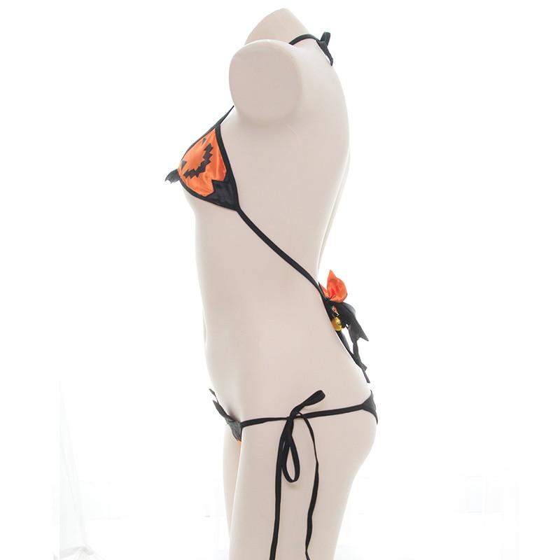 Jack-o-lantern Lingerie Set