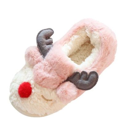 Pastel Reindeer Slippers