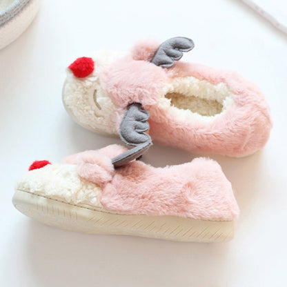 Pastel Reindeer Slippers