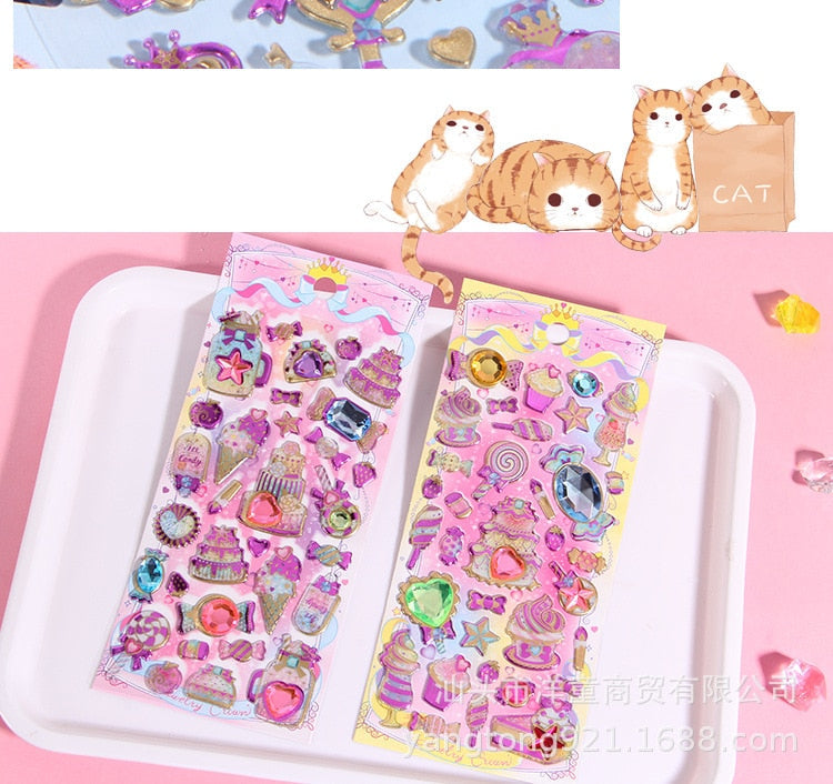 Bejeweled Puffy Sticker Pack