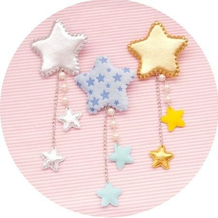 Starry Dangle Hair Clip