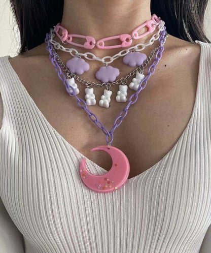 Candy Moon Decora Necklace