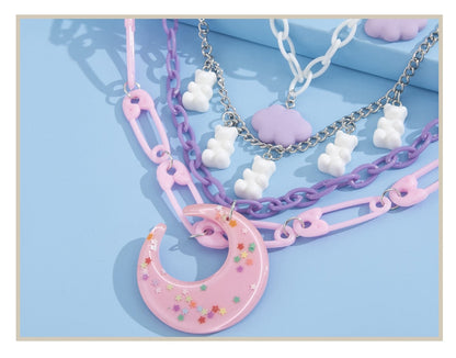 Candy Moon Decora Necklace