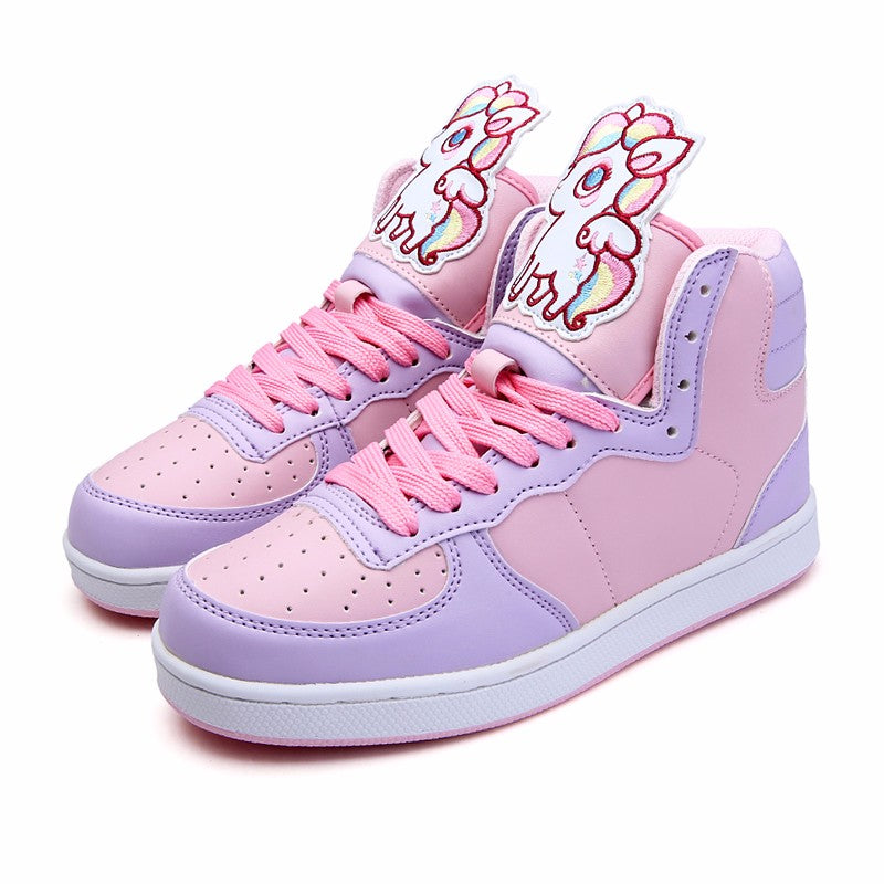 Unicorn High Top Sneakers