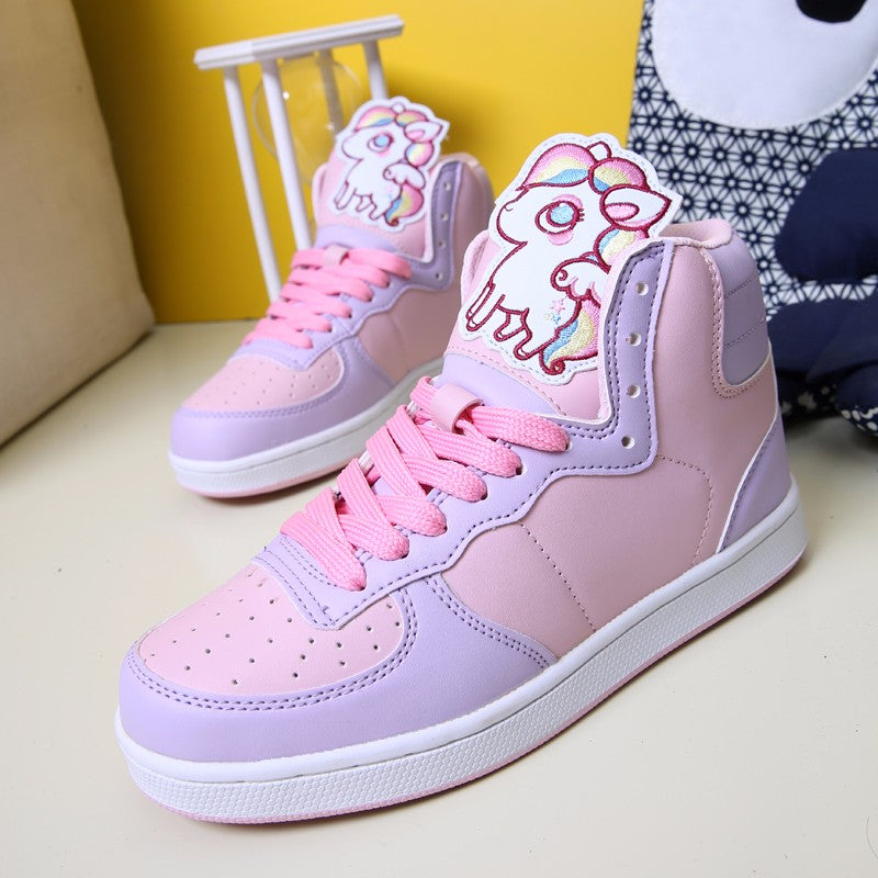 Unicorn High Top Sneakers