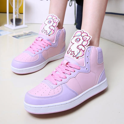 Unicorn High Top Sneakers