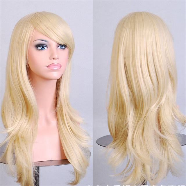 Solid Color Long Wigs