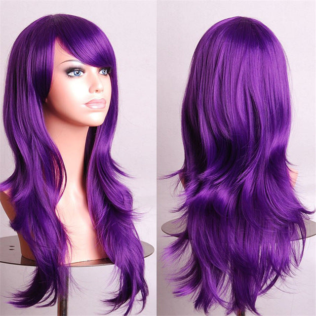 Solid Color Long Wigs