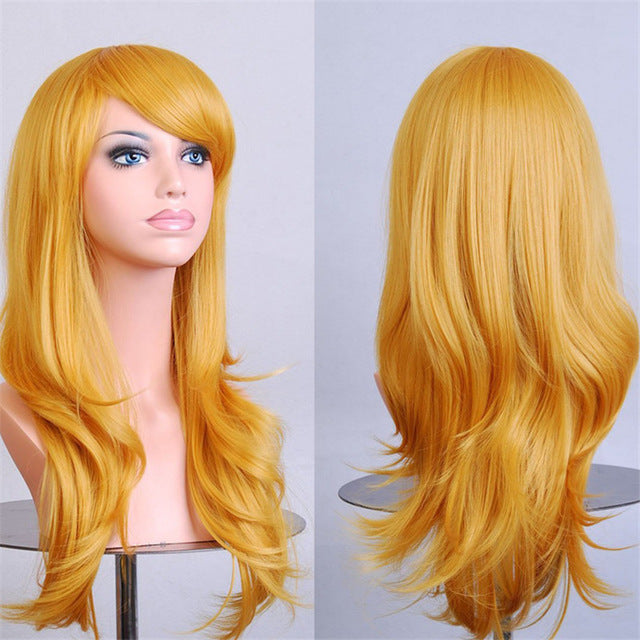 Solid Color Long Wigs