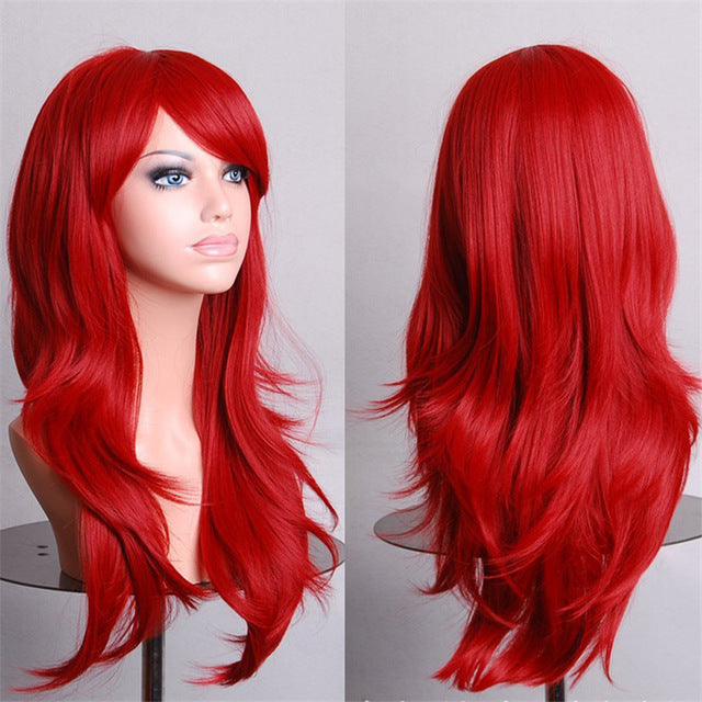 Solid Color Long Wigs