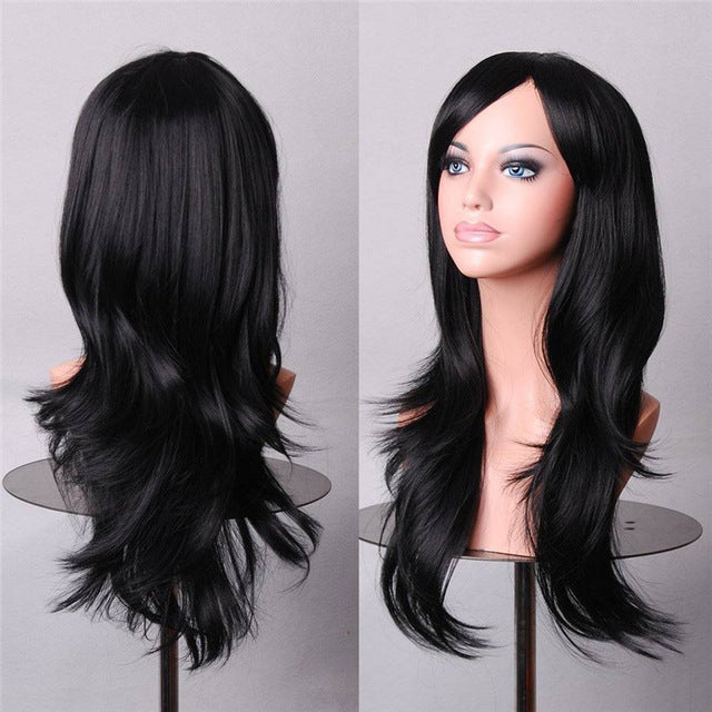 Solid Color Long Wigs