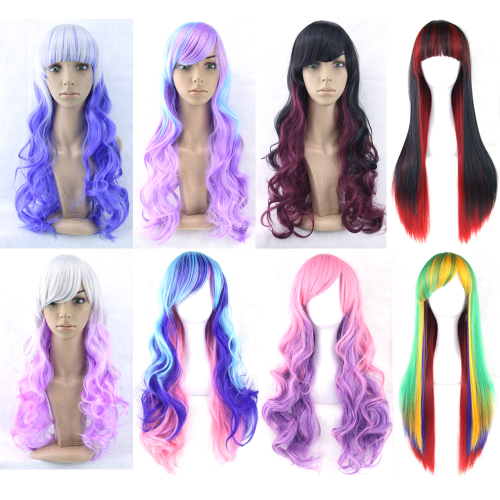 Multi-Color Long Wigs