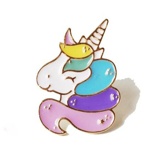 Rainbow Unicorn Enamel Pin