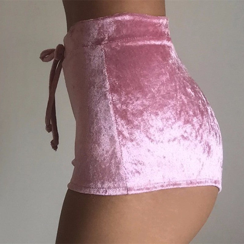 Vevet Velour Shorts