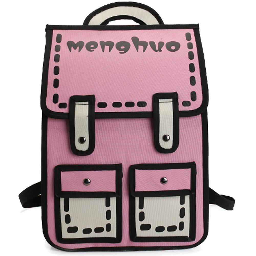 2D Cartoon Backpack