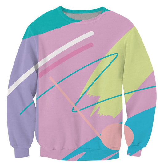 90s Abstract Crewneck