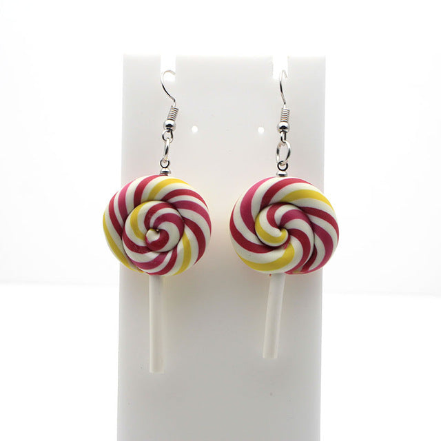 Rainbow Lollipop Earrings