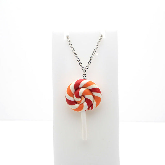 Rainbow Lollipop Earrings