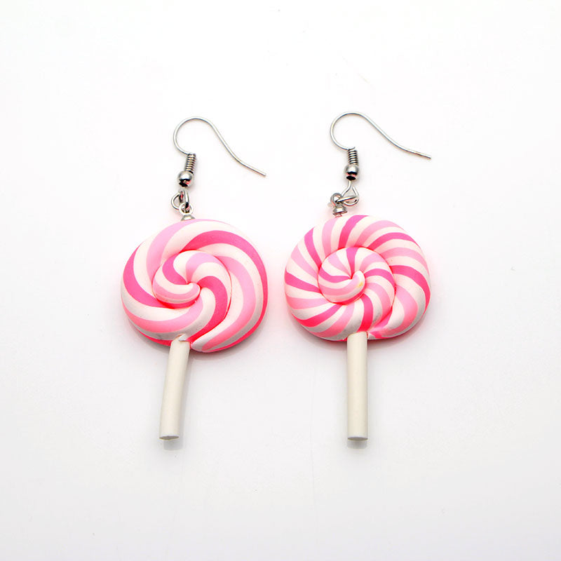 Rainbow Lollipop Earrings