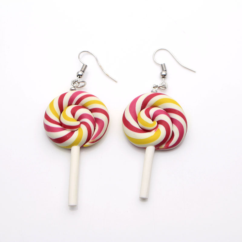 Rainbow Lollipop Earrings