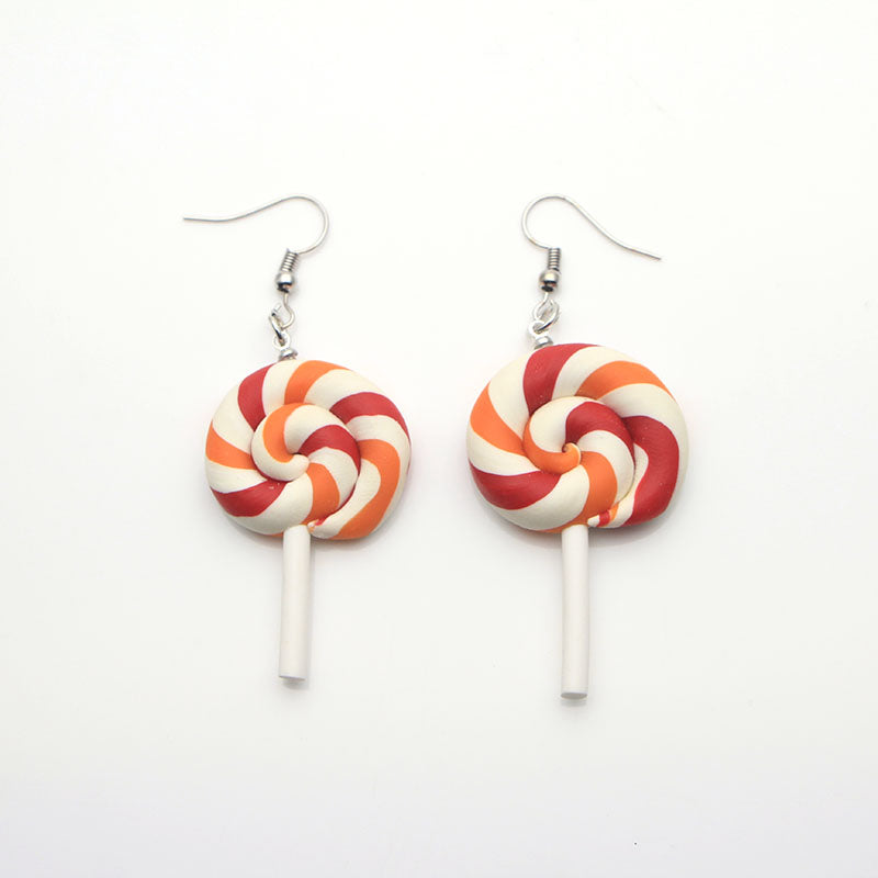 Rainbow Lollipop Earrings