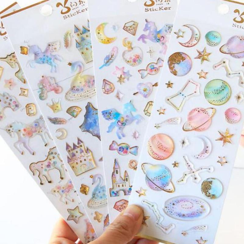 Milky Galaxy Stickers