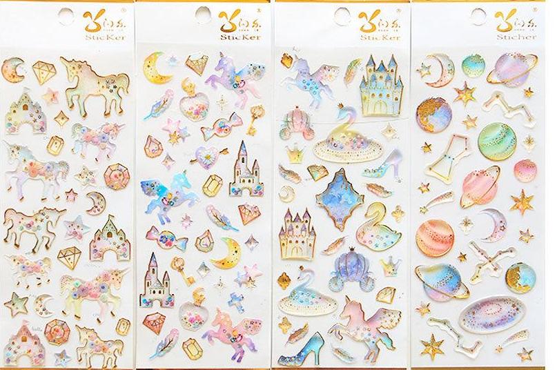 Milky Galaxy Stickers