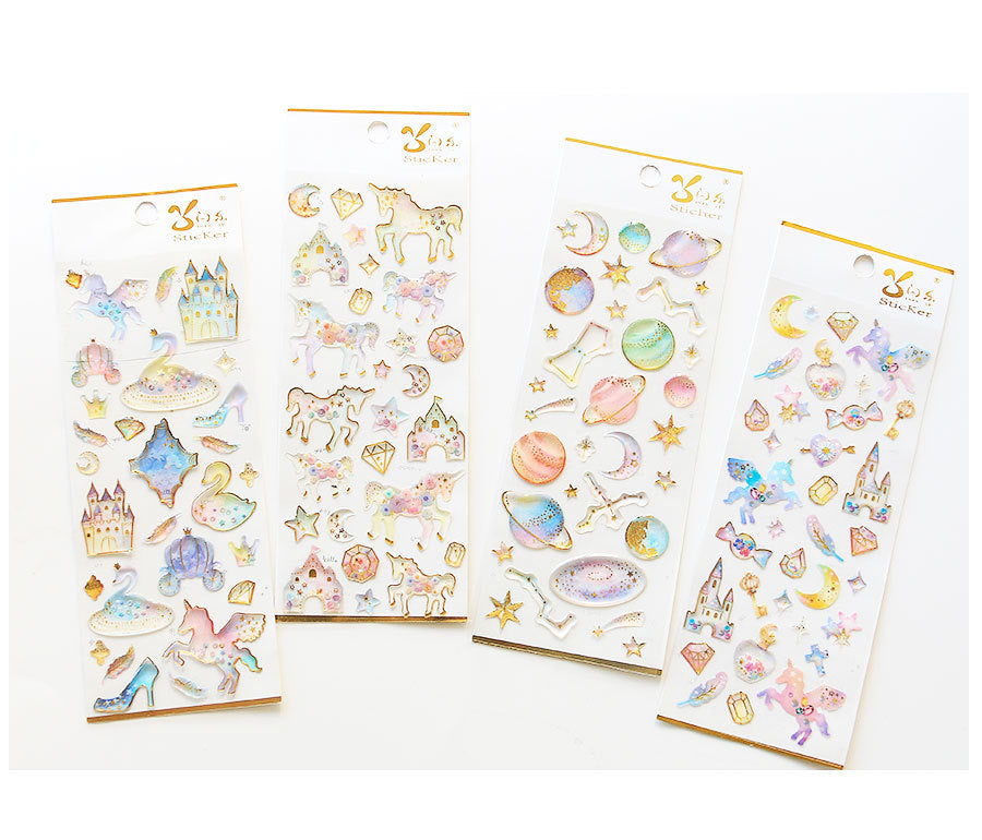 Milky Galaxy Stickers