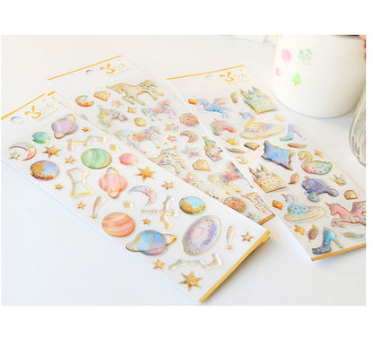 Milky Galaxy Stickers