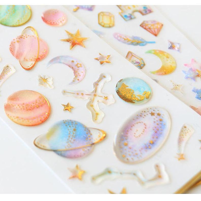 Milky Galaxy Stickers