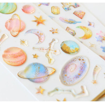 Milky Galaxy Stickers