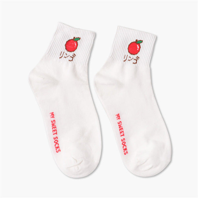 Japanese Fruit Socks