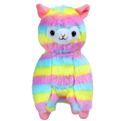 Rainbow Alpaca Keychain